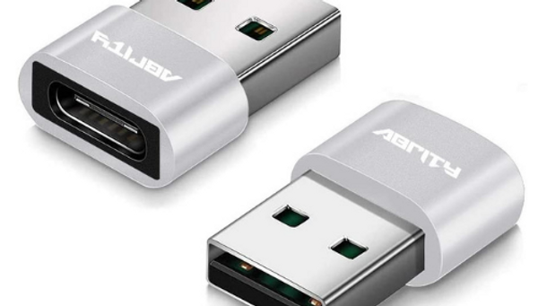 Abrity USB-C Female to USB Male Adapter