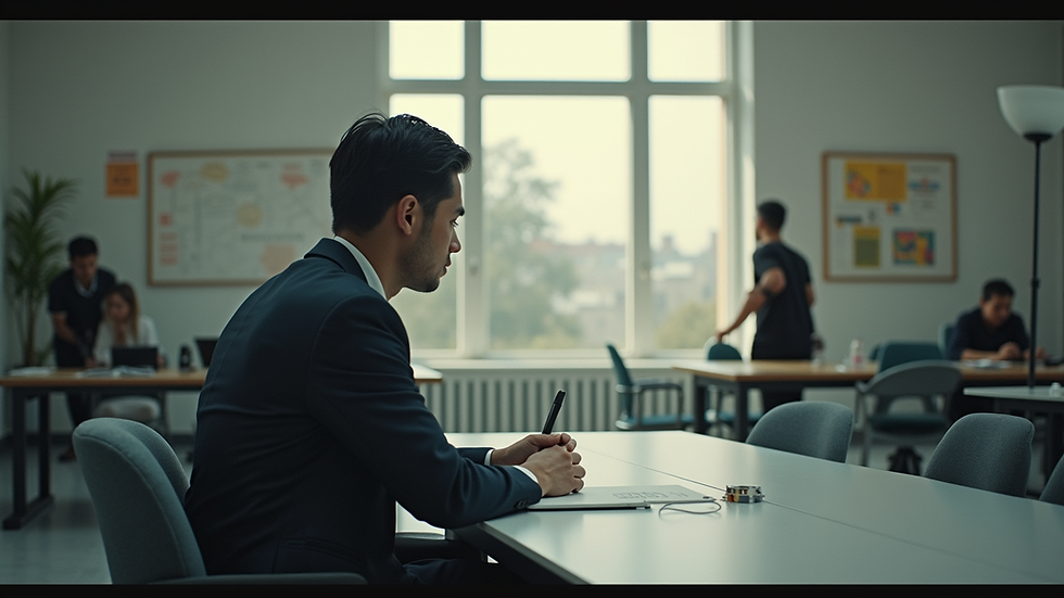 Eye-level view of a clothing rack filled with colorful summer dresses