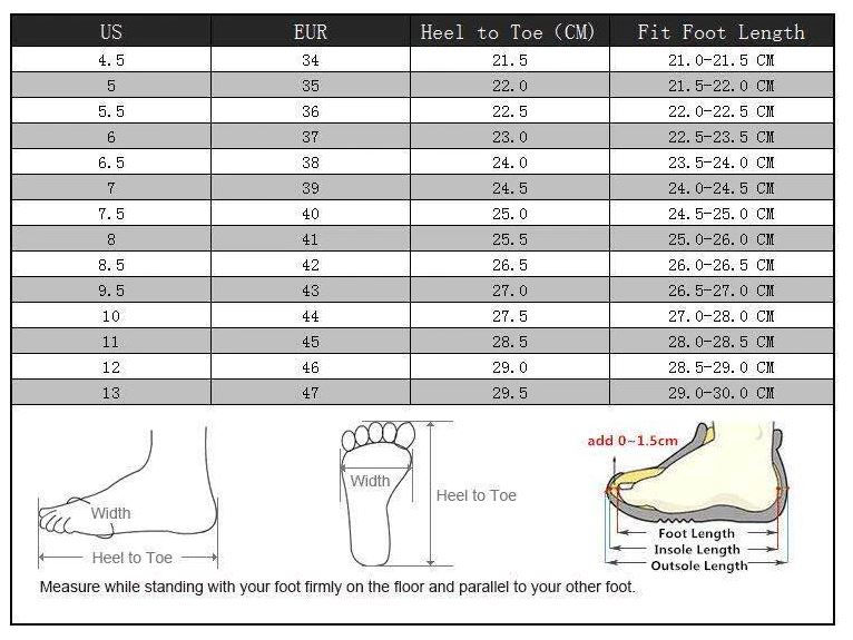 Dexesan trainer size guide