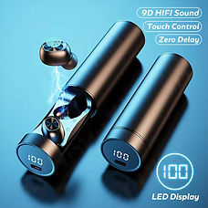 C1 TWS Wireless Earbuds – Bluetooth Headphones with 9D Stereo Sound, Waterproof