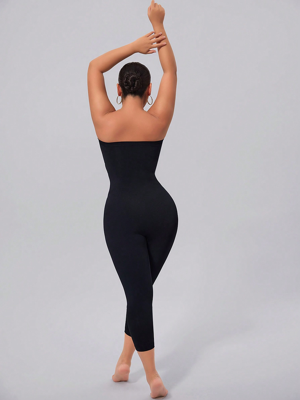 Thumbnail: Women'S Soft & High Elasticity Strapless Bodysuit with Tummy Control and Hip Lif