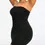 Miniatura: Sleek Black Sleeveless Tummy Control Casual Bodysuit