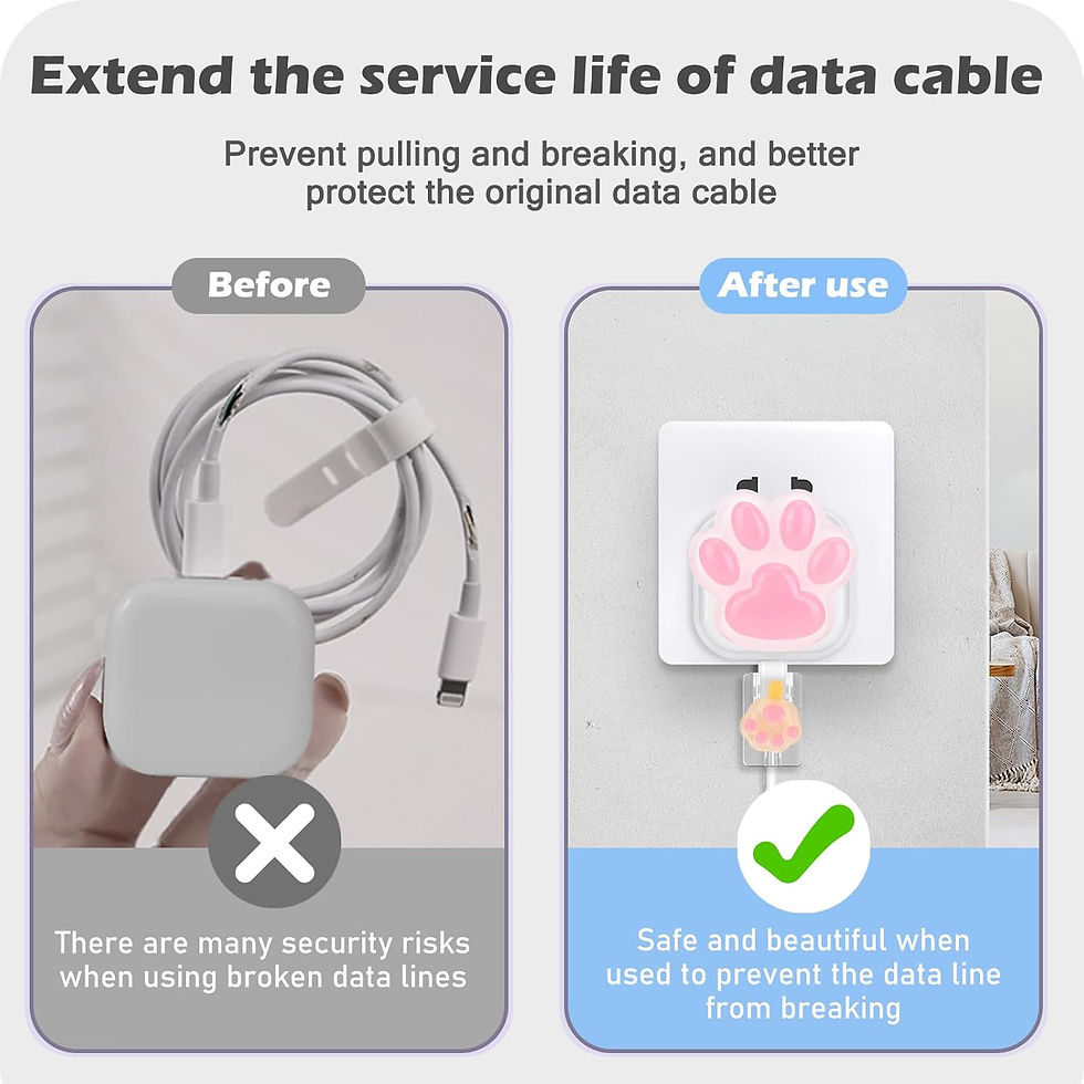 Miniatura: Heart Cable Protector & Charging Cord Set