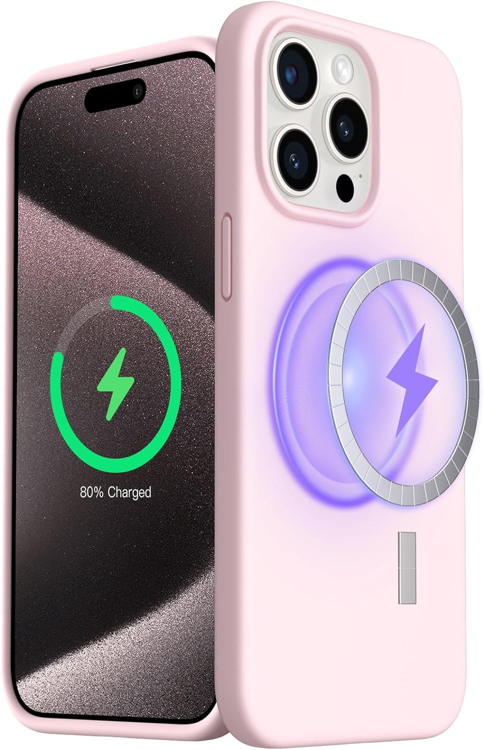 Miniatura: Magnetic Case for Iphone 15 Pro Max 6.7" Compatible with Magsafe, Slim Liquid Si
