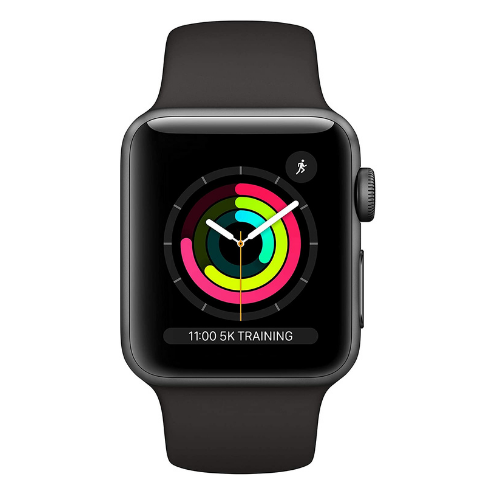 Thumbnail: Apple Watch Series 3 (38mm) GPS - Aluminium Case - GPS - Midnight Black - A1858