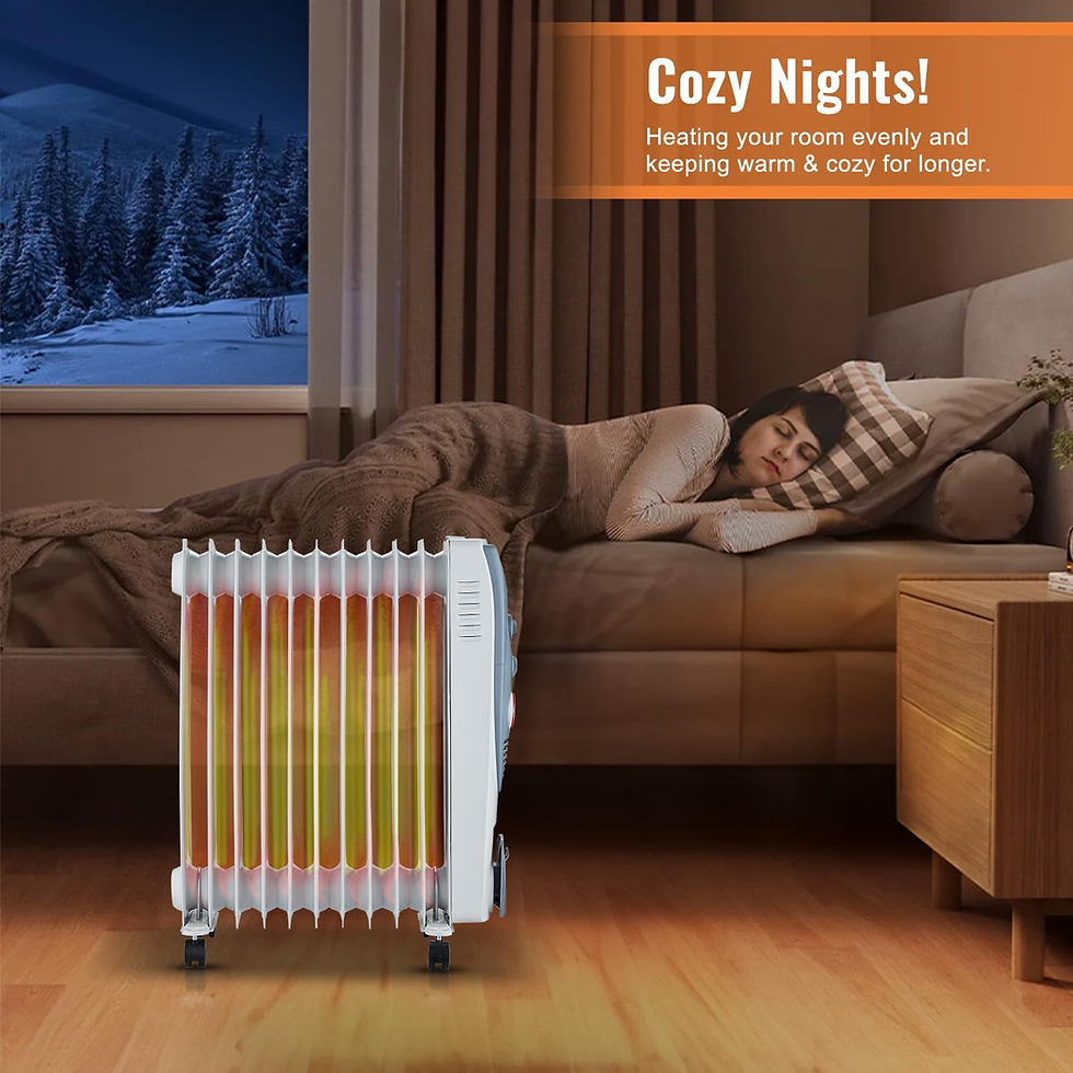 Miniatura: Oil Filled Radiator, Portable Electric Heater 2500W/2.5KW