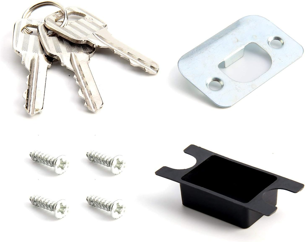 Thumbnail: Brushed Stainless Entry Door Knob Kit - Secure Room Door Lock Set