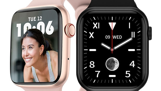 Kusdo 1.8' Bluetooth Calls Smart Watch/ Wireless Charging Fitness Tracker - 44mm