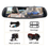 Thumbnail: Large Rear View Mirror Tachograph Dual Lens HD 1080P 4.2-Inch