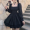 Miniatura: Lolita Vintage Dress with Puff Sleeves.