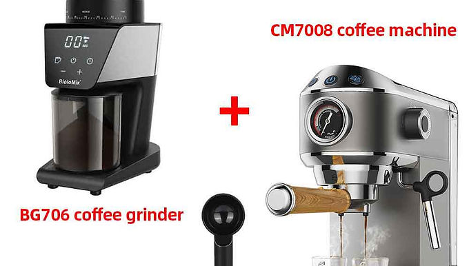 Biolomix Espresso Coffee Maker With Grinder