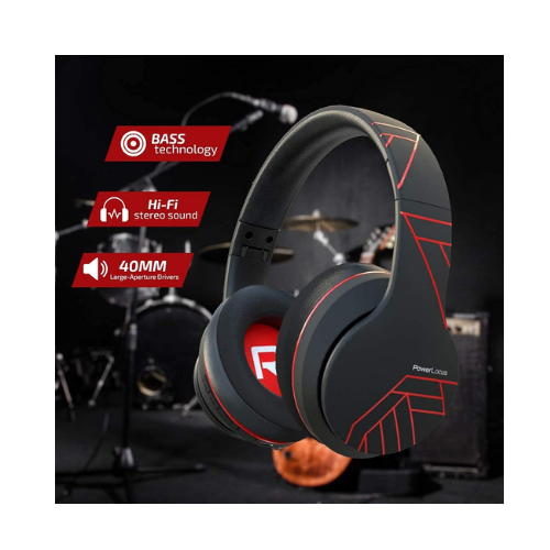 Miniatura: Power Locus P6 Over Ear Headphones Wireless Bluetooth - Super Bass