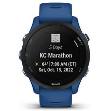 GARMIN Forerunner 255 Sports Watch GPS- Tidal Blue, 46 mm