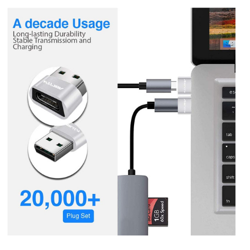 Thumbnail: Abrity USB-C Female to USB Male Adapter