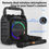 Miniatura: Portable Bluetooth Karaoke Speaker with Dual Wireless Microphones – High-Powered Sound System with LED Lights & Remote Contro