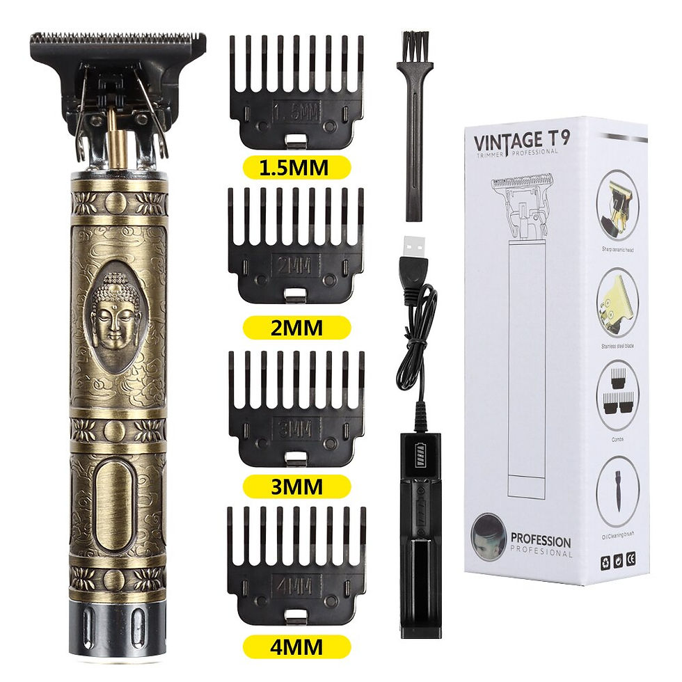 Miniature : Hiena T9 Cordless Hair Clipper With USB Rechargeable - Long Battery Life