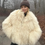 Thumbnail: Warm Fluffly Faux Fur Coats for Women Elegant Lapel Long Sleeve Short Jacket