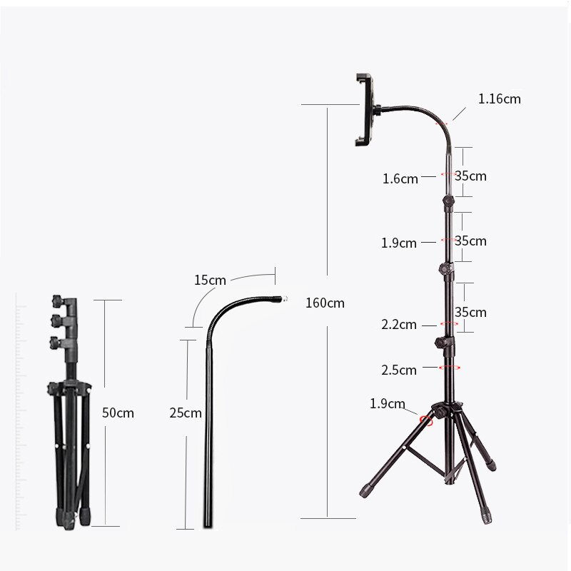 Miniature : Universal Tablet and Phone Tripod Stand Mount