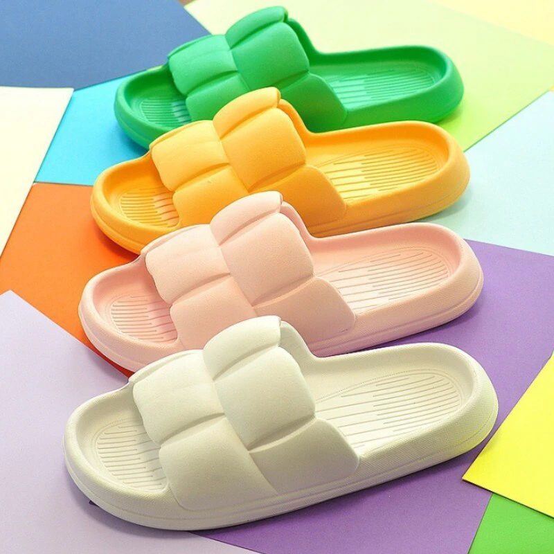 Thumbnail: EVA Thick Flat Bottom Slippers .