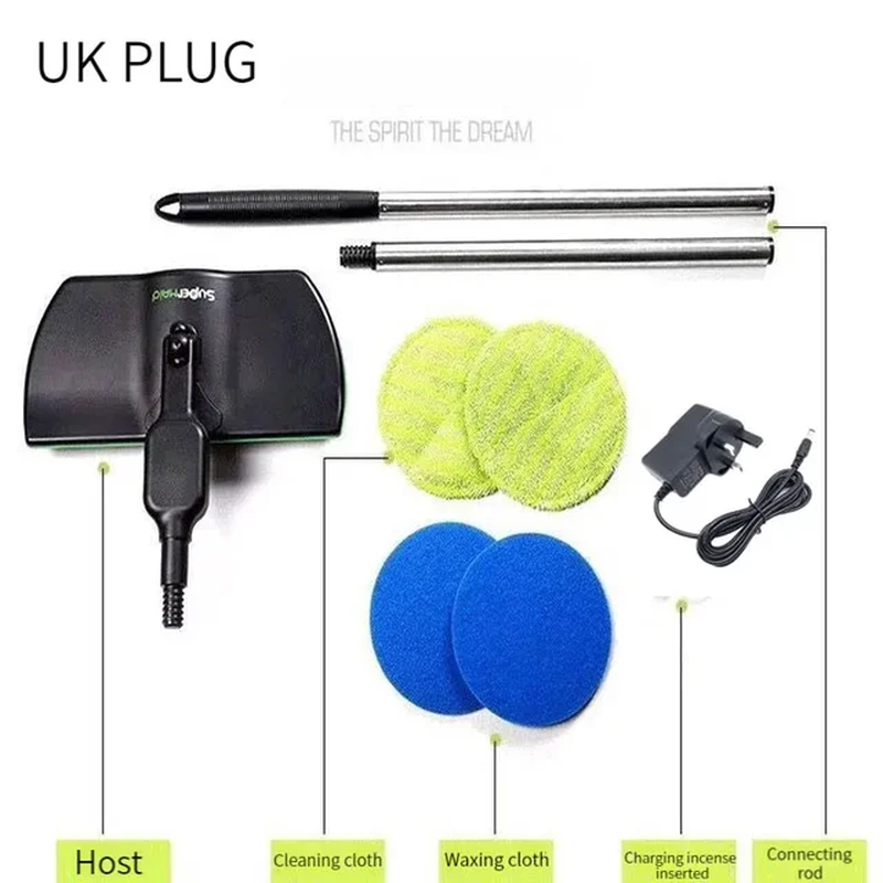 Miniatura: Wireless Electric Mopping Machine 360°Rotary Mop Hand Push Household Floor Clean