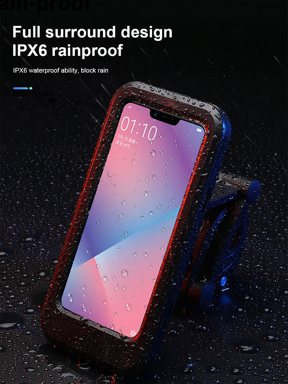 Miniatura: Waterproof Motorcycle Bike Mobile Phone Holder