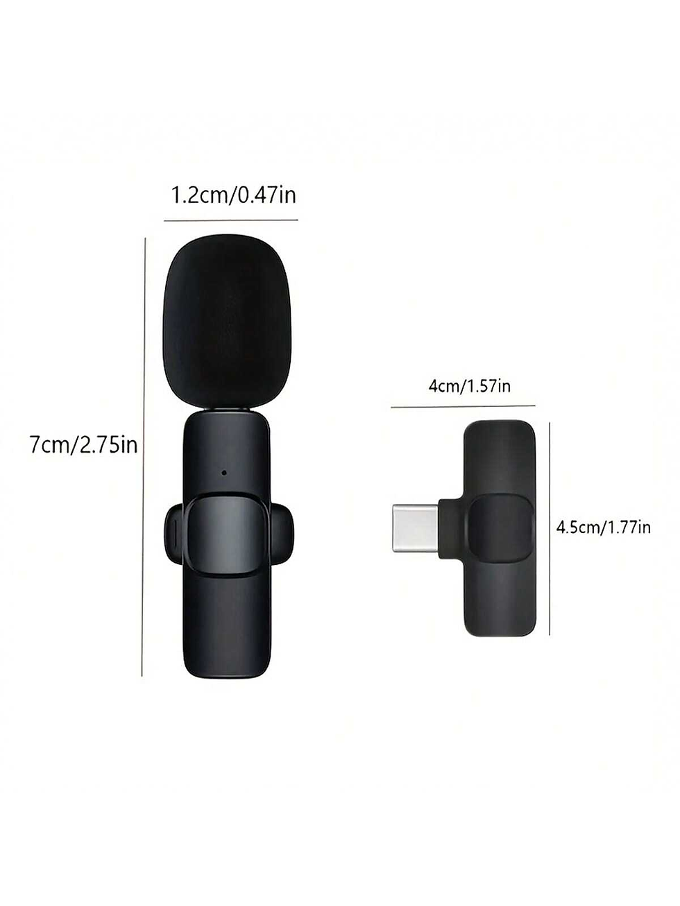 Miniatura: Wireless Condenser Lavalier Microphone