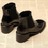 Thumbnail: Crocodile Textured Leather Ankle Boots With Chunky Heels For Women
