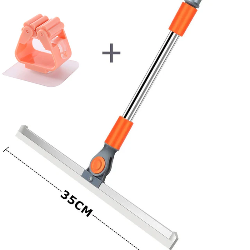 Miniatura: Cleaning Brush Long Handle Telescopic Magic Broom Silicone Floor Wiper Squeegee 