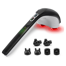 Snailax Cordless Handheld Tapping Body Massager With Infra Red Heat