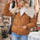Thumbnail: Women Puffer Long Sleeves Padded Jacket