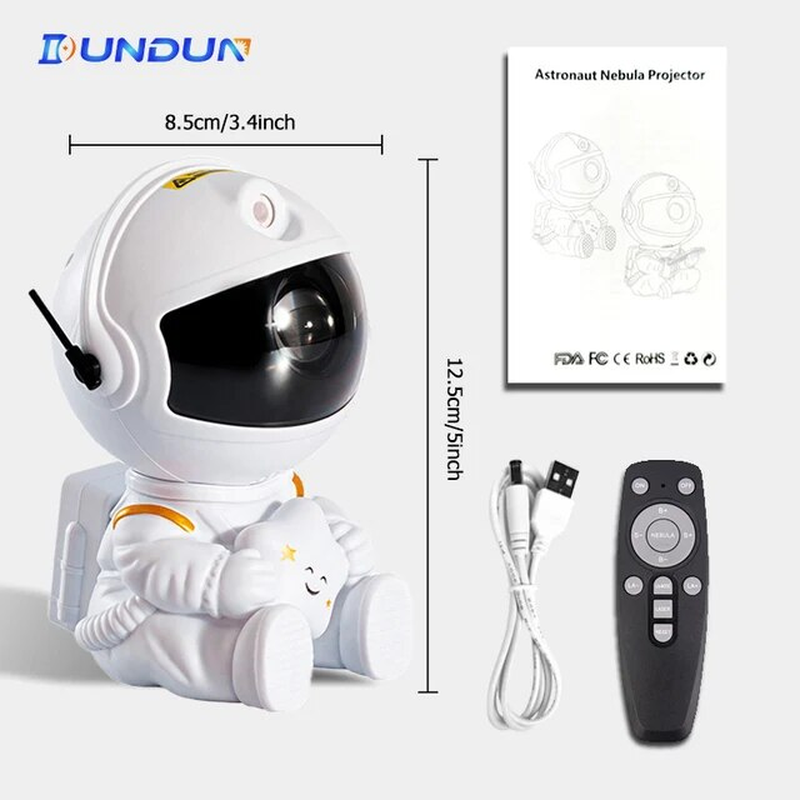 Miniatura: Kids Star DIY Projector Night Light with Remote Control 360 Adjustable Design As