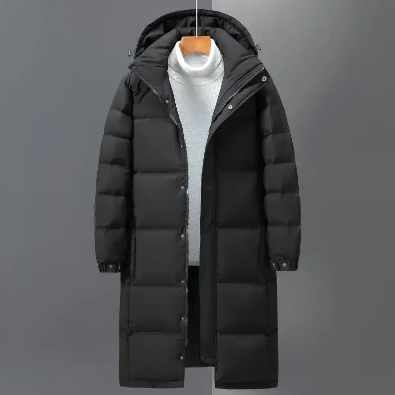 Thumbnail: Women's Long Puffer Winter Coat with Hood, Stylish Insulated for Extreme Cold