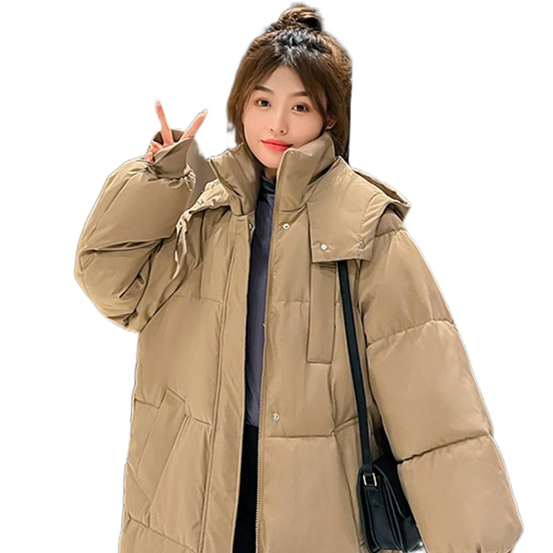 Thumbnail: New  Women's  Hooded Puffer Jackets.