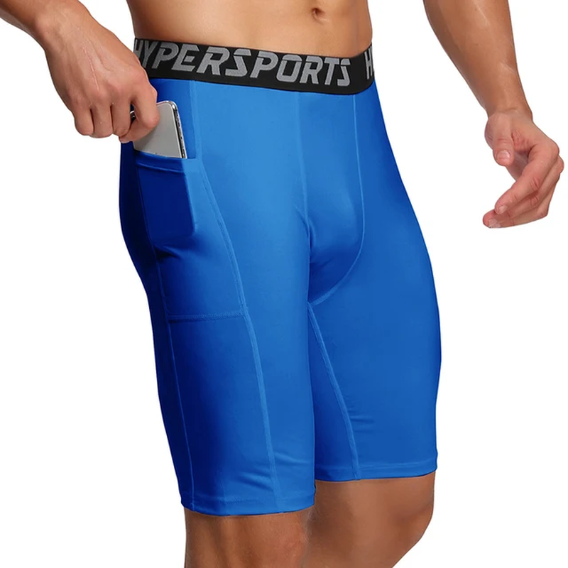 Miniature : 2023 Compression Shorts Men Summer Sportswear Training Tights Gym Fitness Leggin