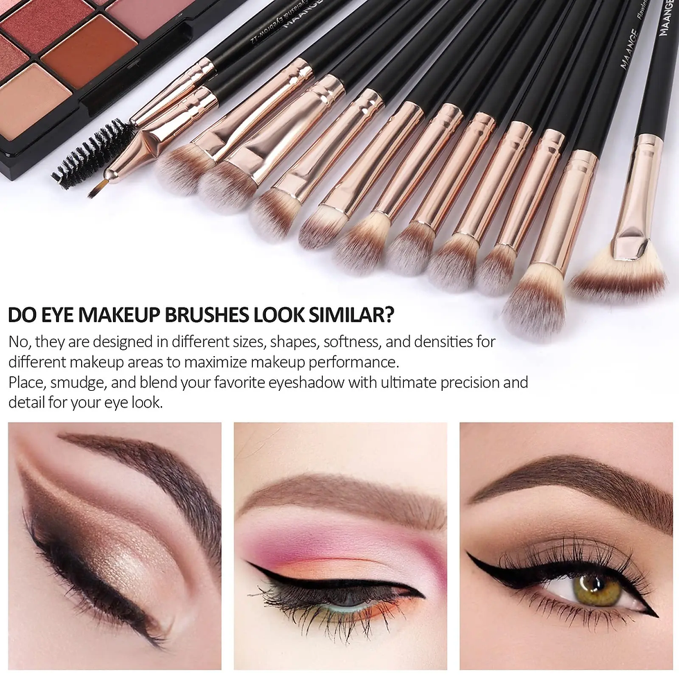 Miniatura: MAANGE 18pc Makeup Brush Set Professional Cosmetic Use