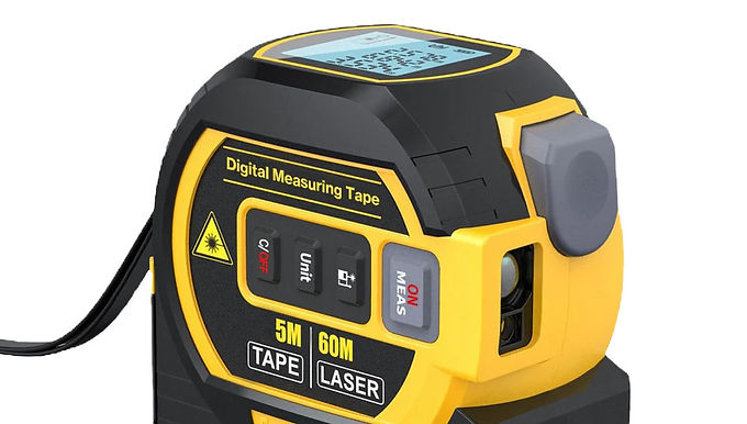 3 in 1 Digital Laser Tape Measure High-Precision Rangefinder