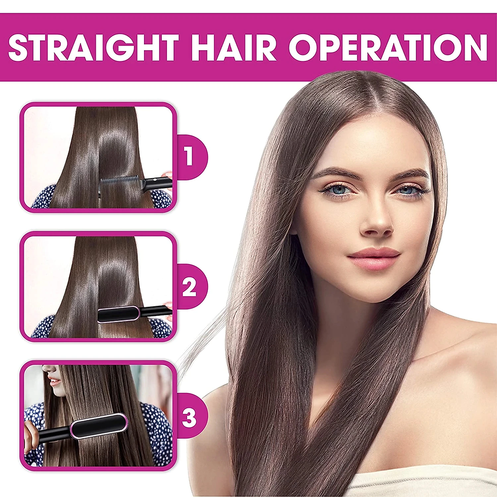 Miniatura: Stronics Anti-scalding Ceramic Hair Straightener Hot Brush