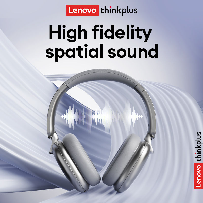 Thumbnail: Lenovo TH60 Wireless Bluetooth 5.4 Headphones – IPX3 Water & Dust Resistant, High-Fidelity Sound, Long Battery Life