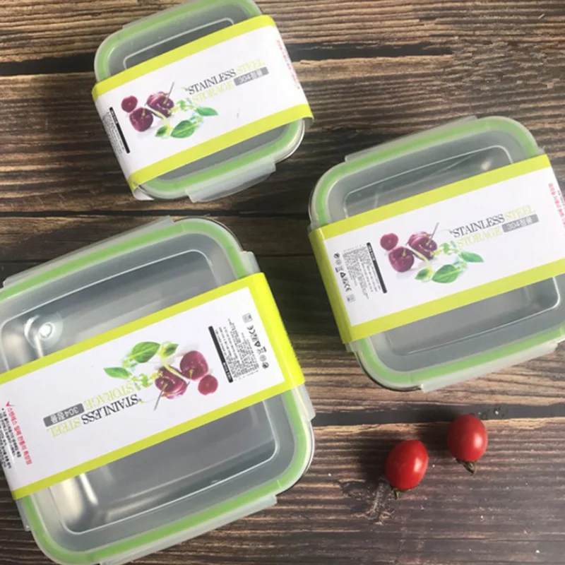 Miniatura: 3 Piece Stainless Steel Food Containers - a must-have for every kitchen!