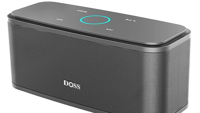 DOSS SoundBox Touch Portable Wireless Bluetooth Speaker with HD Sound and Bass