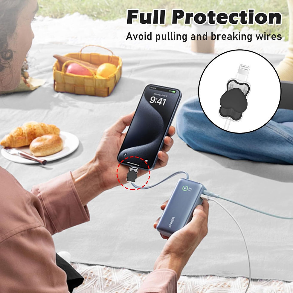 Miniatura: Heart Cable Protector & Charging Cord Set