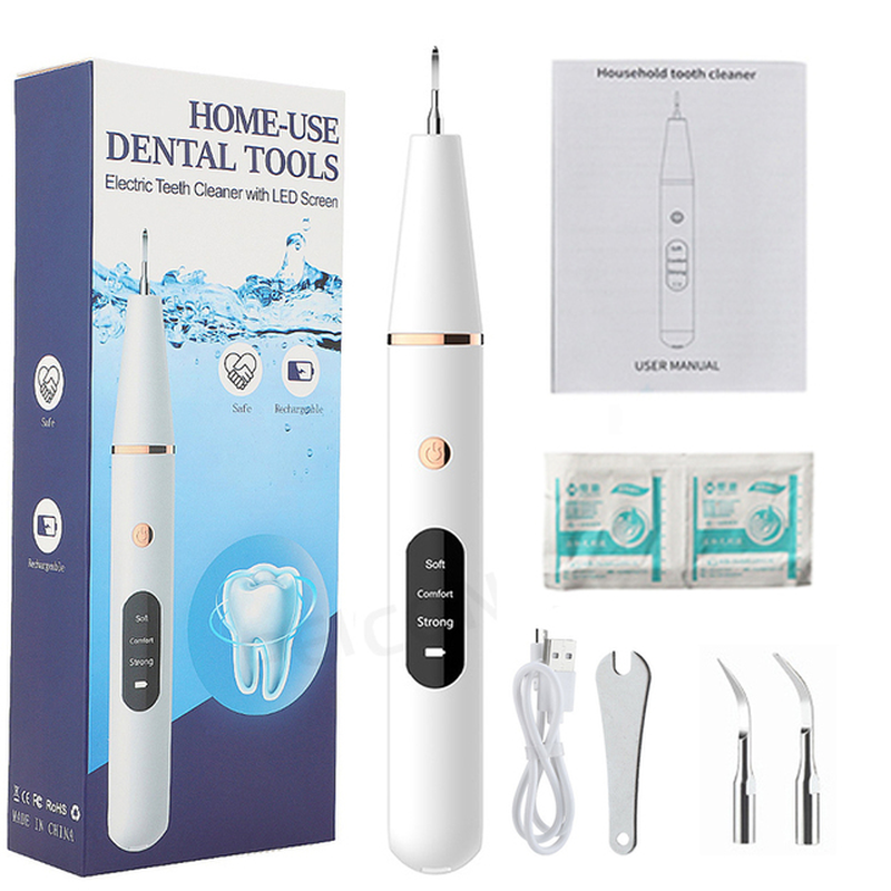 Thumbnail: Ultrasonic Dental Scaler for Teeth Tartar Stain Tooth Calculus Remover Electric 