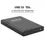 Thumbnail: 2TB External Hard Drive – USB 3.0 HDD for PC, Laptop, PS4, PS5
