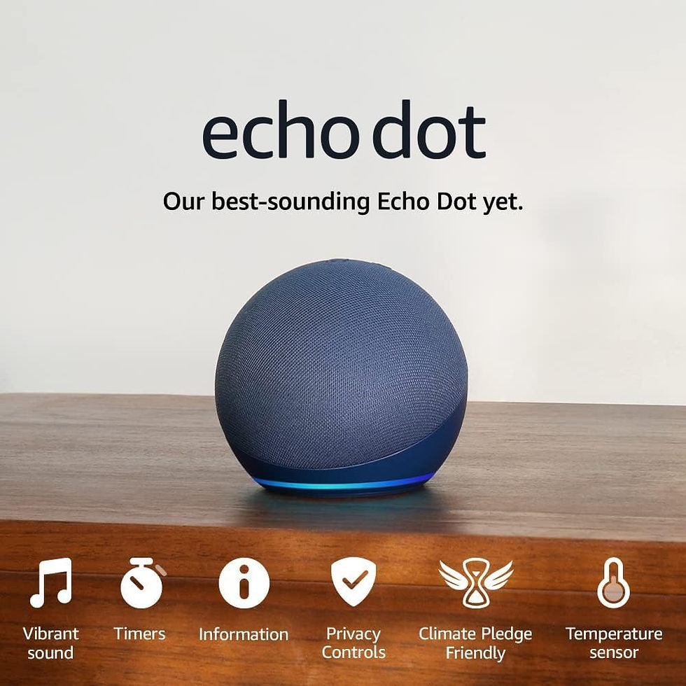 Thumbnail: Echo Dot (5Th Generation, 2022 Release) | Big Vibrant Sound Wi-Fi and Bluetooth