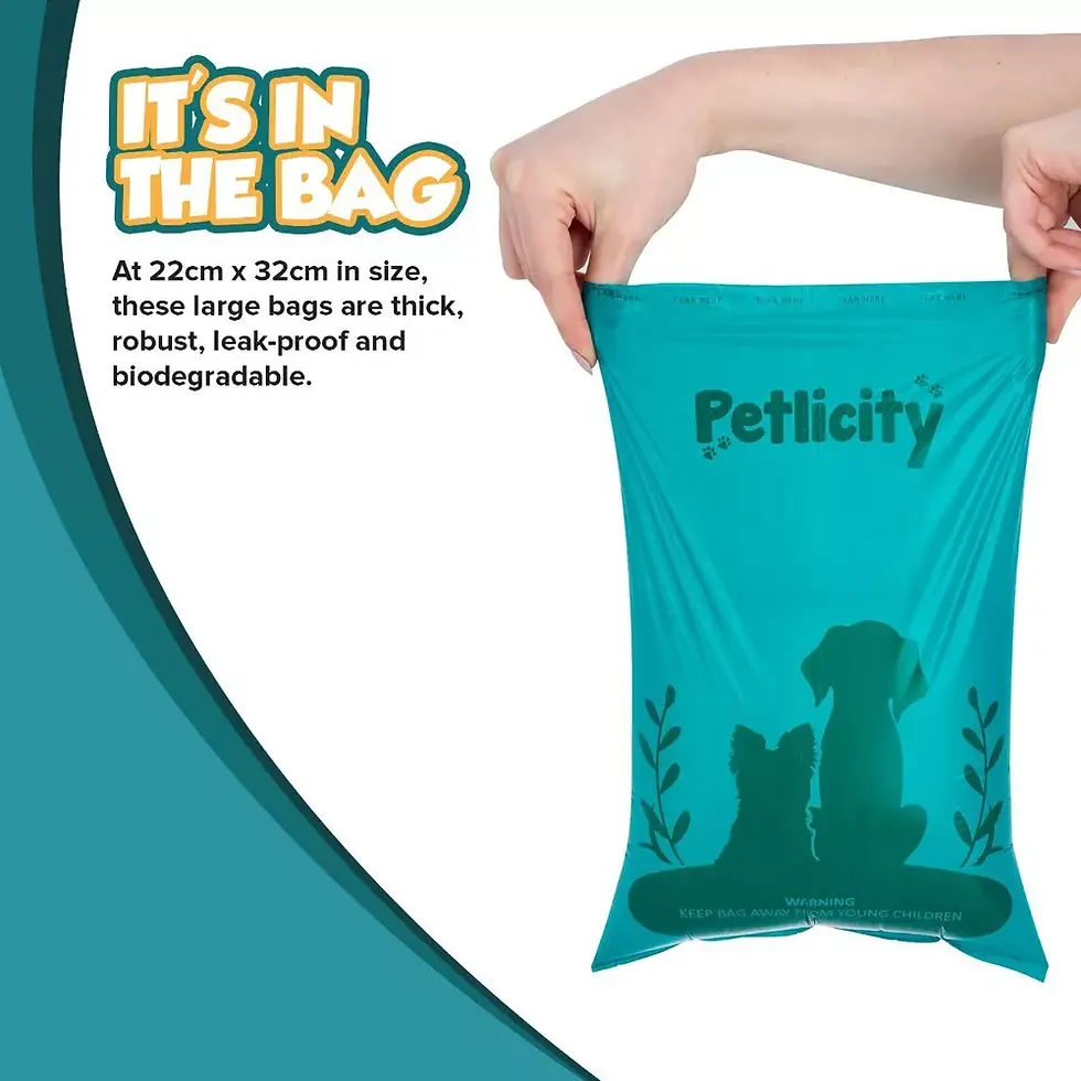Miniatura: 600 Dog Poop Bags Large Doggy Biodegradable Pet Poo Waste Bags