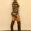 Miniatura: Knit StripedDress Women Autumn Sexy Ripped Long Sleeve O-Neck Sweater Dress