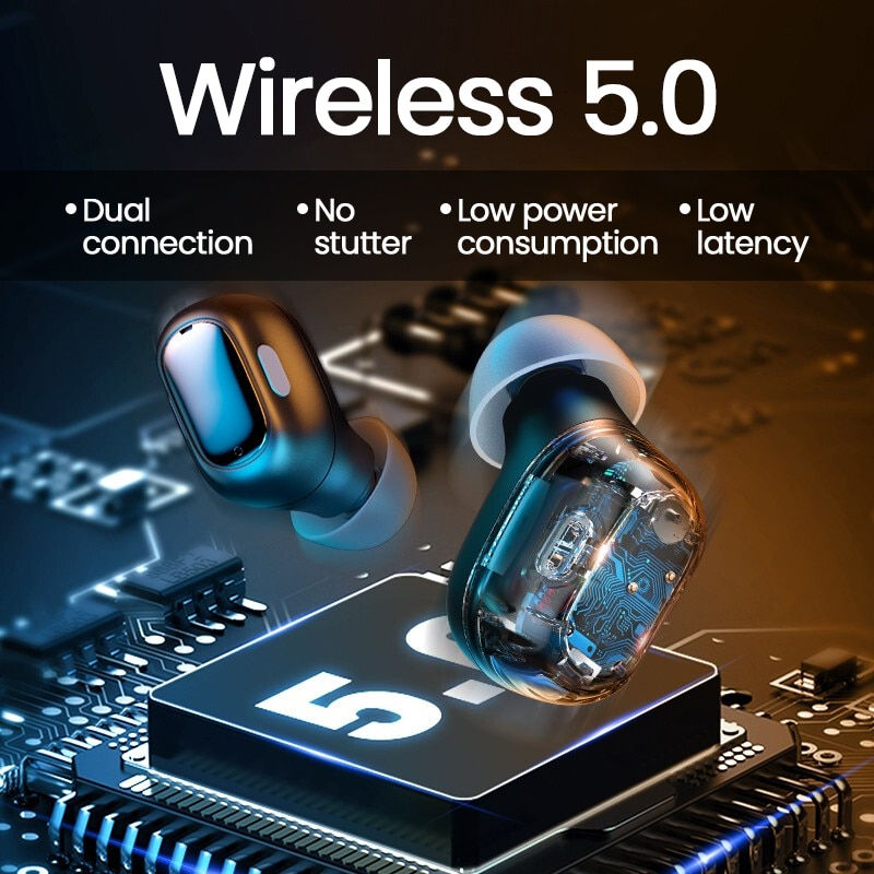 Thumbnail: Baseus Wireless Bluetooth Earphone Touch Control Earbuds