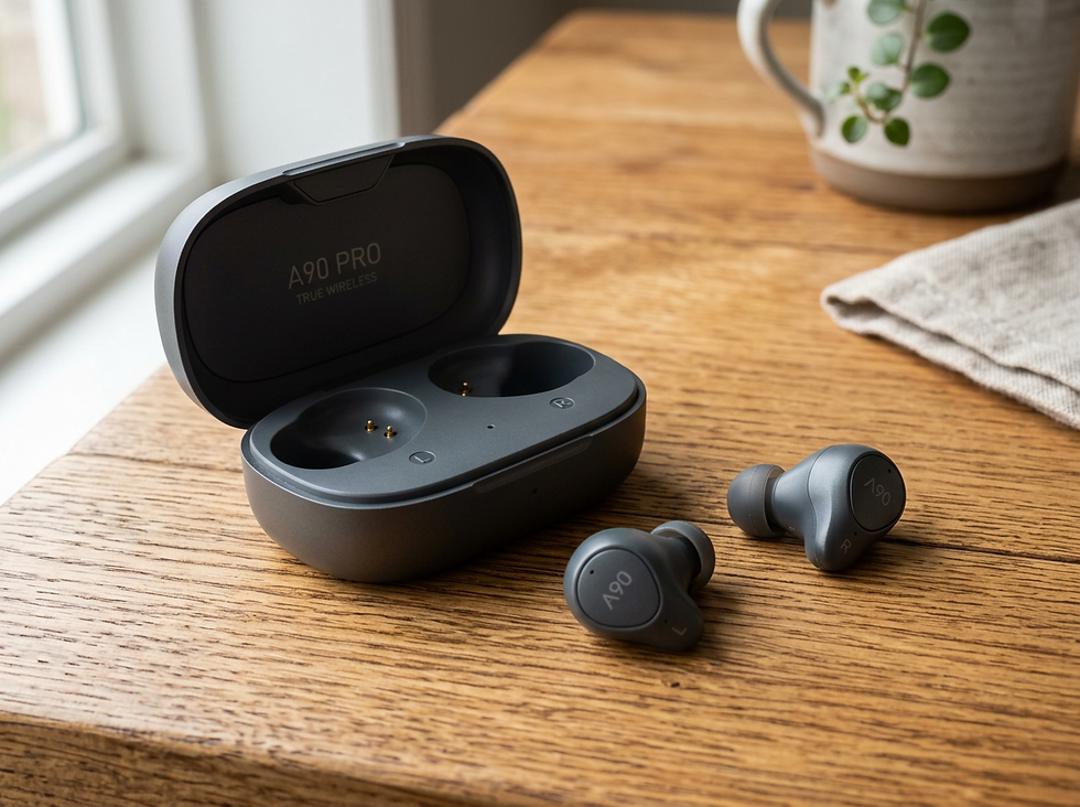 A90 PRO True Wireless Earbuds Deep Bass Long Battery Life and Easy Touch Control Compared