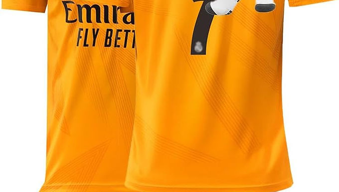 Portugal Football Kit - Ronaldo 7 Jersey, Shorts, &amp Socks - Orange