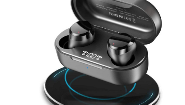 TOZO T12 Wireless Bluetooth Earbuds Premium Sound Quality Wireless Charging